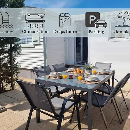 Campsite L'isa - Confort- Clim - Wifi - Piscines - 2km Plages *